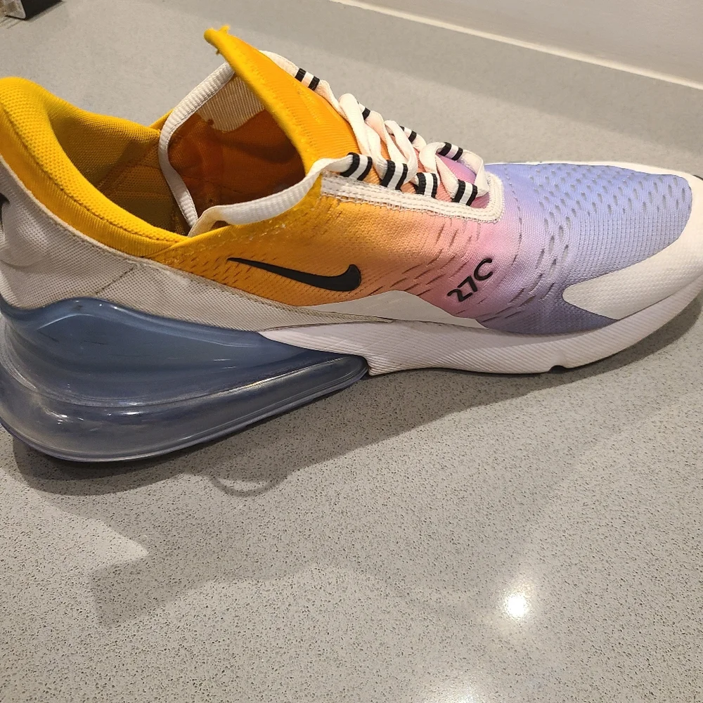 Nike Air Max Gradient Yellow Pink Purple Sneakers